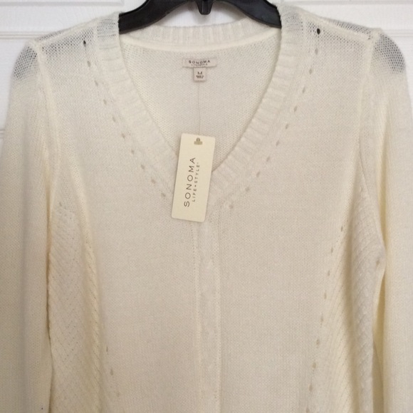 *NWT* Sonoma V-Neck Sweater - Picture 2 of 3